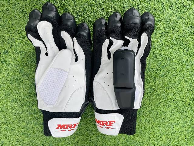 MRF Black Player Edition Batting Gloves