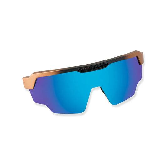 SASA Raptor Matte Copper/Black Frame Ice Blue Revo Lens Sports Sunglasses
