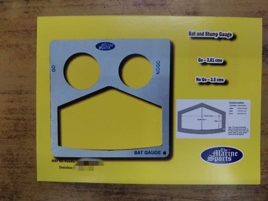 Cricket Bat & Stump Guage (Steel)