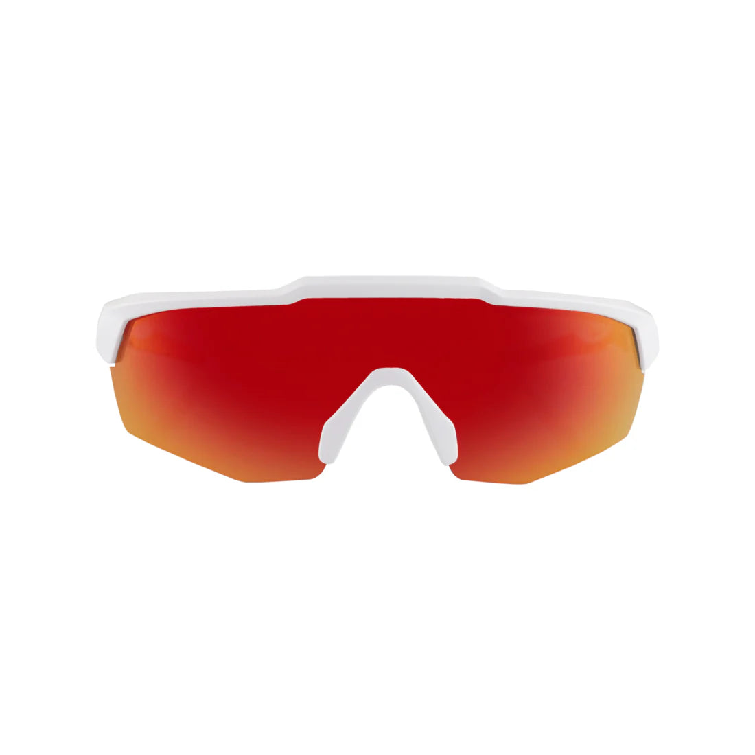 SASA Rebound Matte White Frame Red Revo Lens Sports Sunglasses
