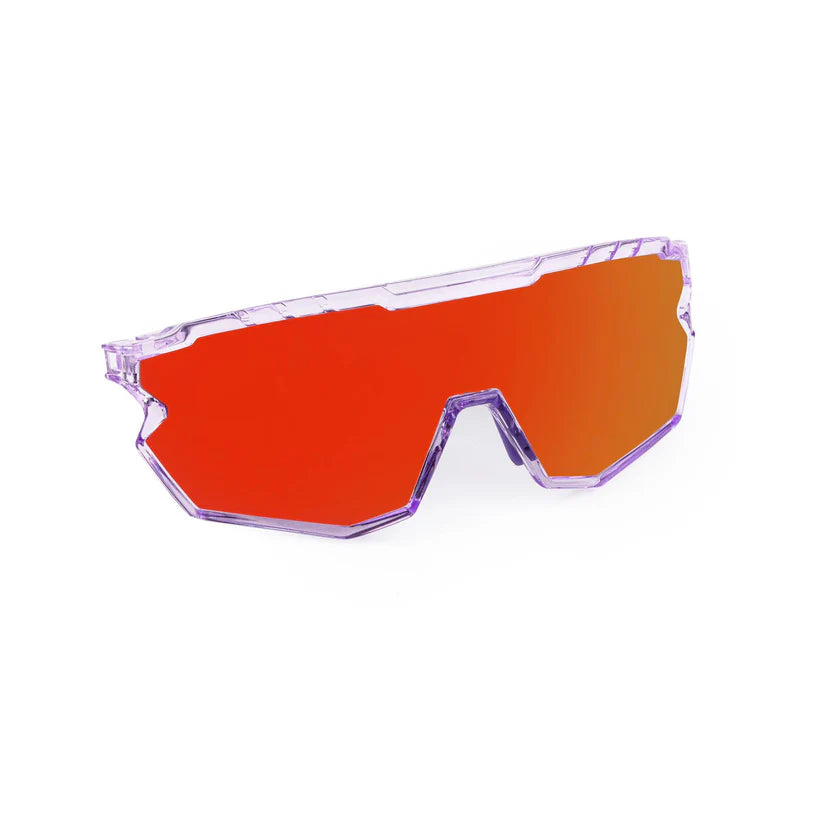 SASA Z Series Prismatic Purple Frame with Red Revo Lens Sports Sunglasses