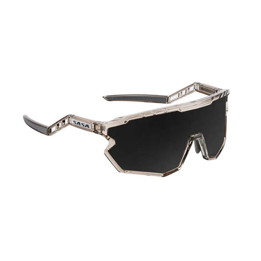 SASA Z-Series Prismatic Grey Frame with Smoke Black Lens Sports Sunglasses