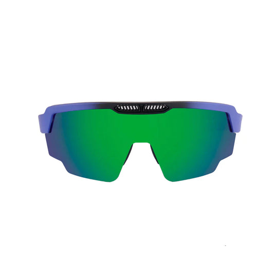 SASA Raptor Matte Blue Frame Green Revo Lens Sports Sunglasses