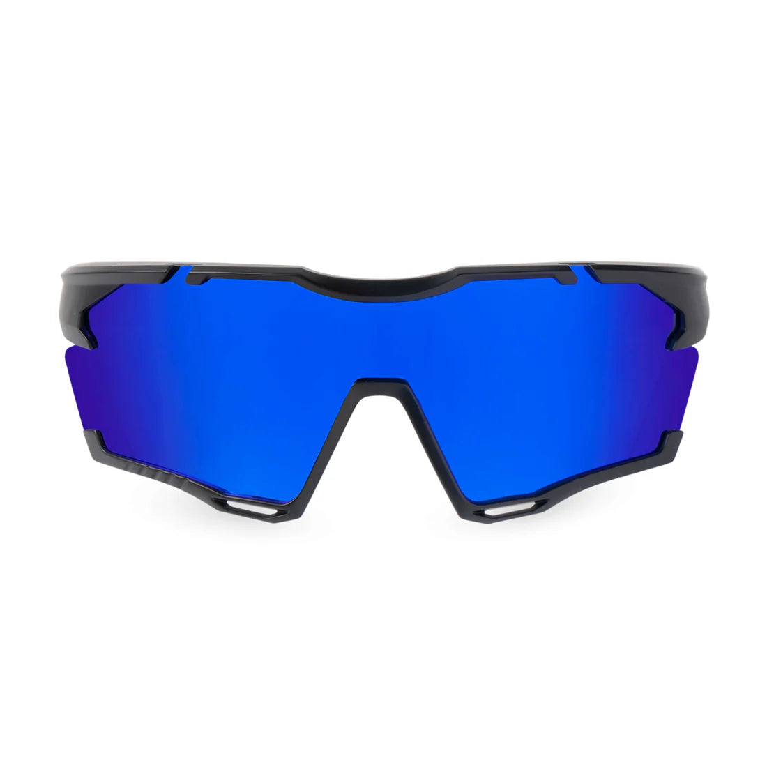 SASA Phantom Matte Black Frame Blue Revo Lens Sports Sunglasses