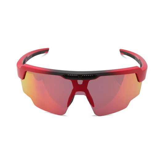 SASA Raptor Matte Red Frame Red Revo Lens Sports Sunglasses