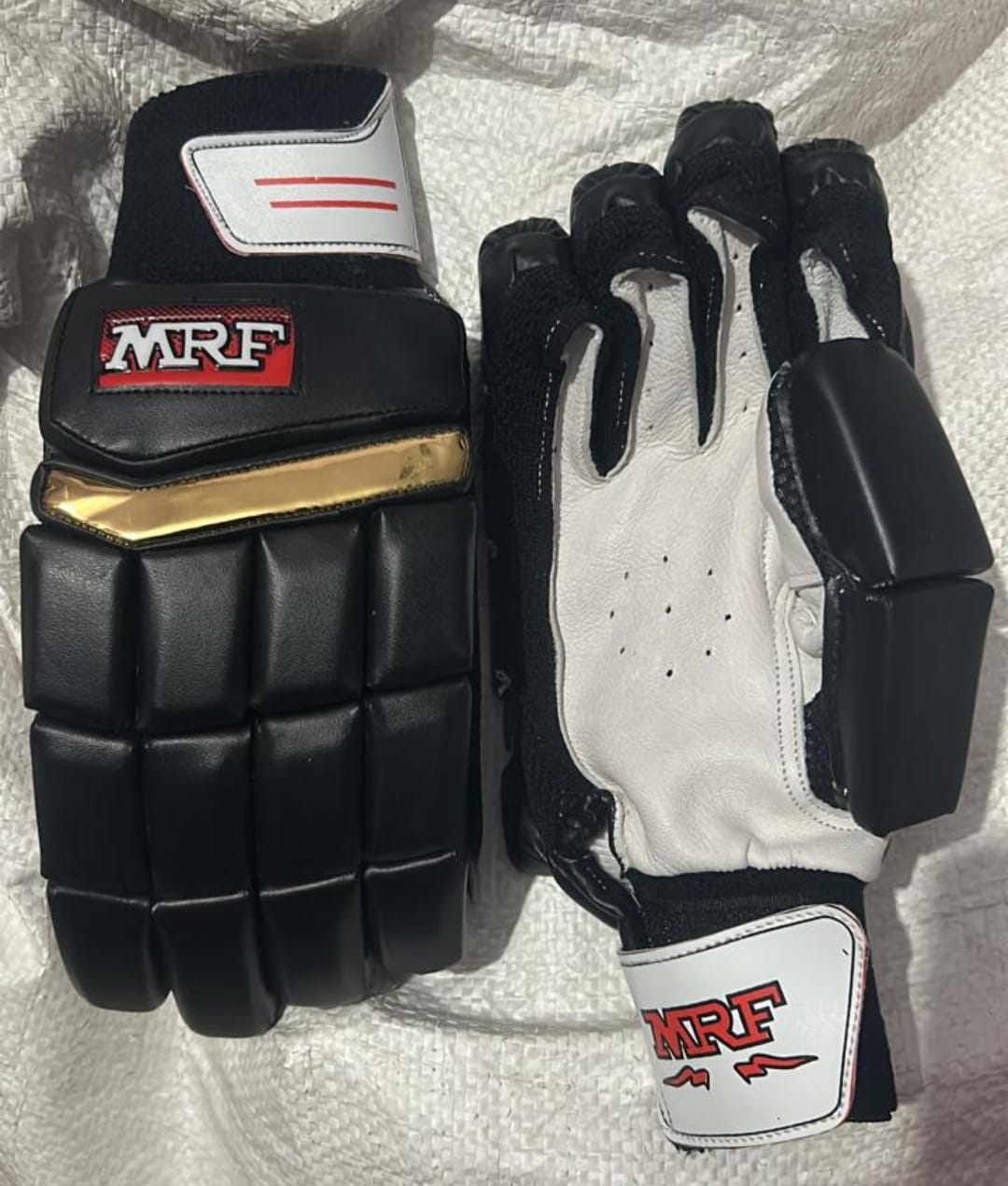 MRF Black Player Edition Batting Gloves