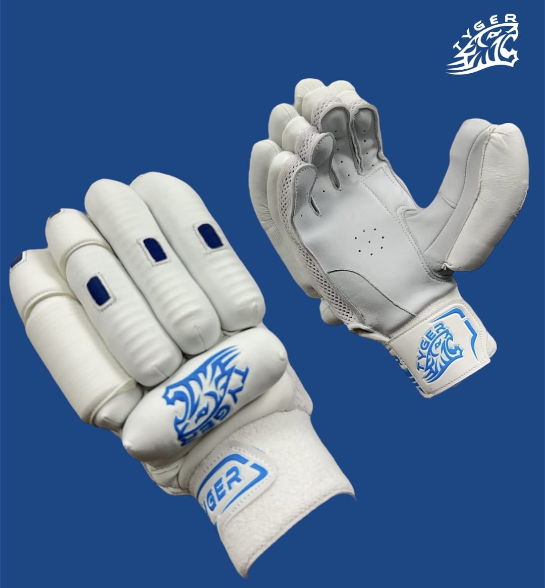 Tyger Azure Cricket Batting Gloves | Inhouse Top Quality
