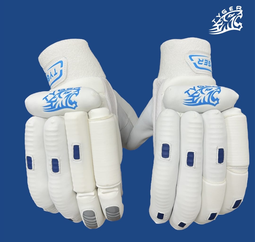 Tyger Azure Cricket Batting Gloves | Inhouse Top Quality