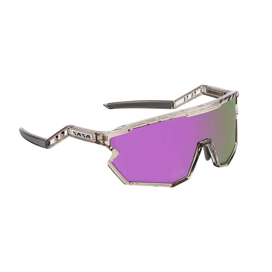 SASA Z Series Prismatic Grey Frame with Purple Revo Lens Sports Sunglasses