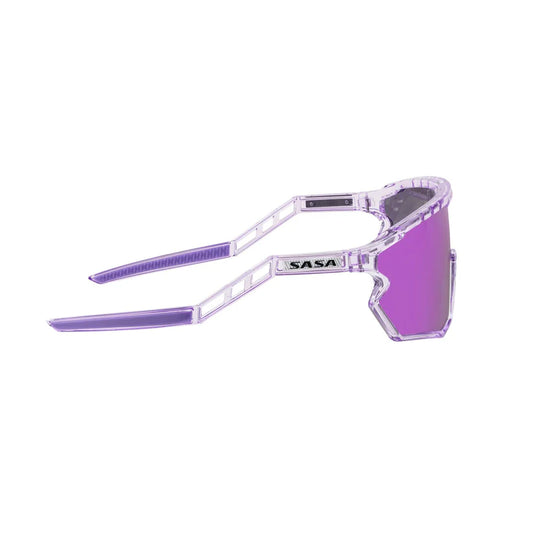 SASA Z Series Prismatic Purple Frame with Purple Revo Lens Sports Sunglasses