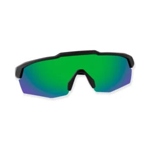 SASA Rebound Matte Black Frame Green Revo Lens Sports Sunglasses
