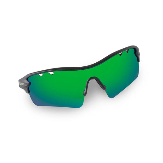 SASA Discovery Men’s Black Frame Green Lens Sports Sunglasses