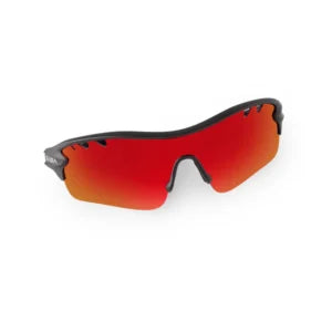 SASA Discovery Youth Black Frame Red Lens Sports Sunglasses