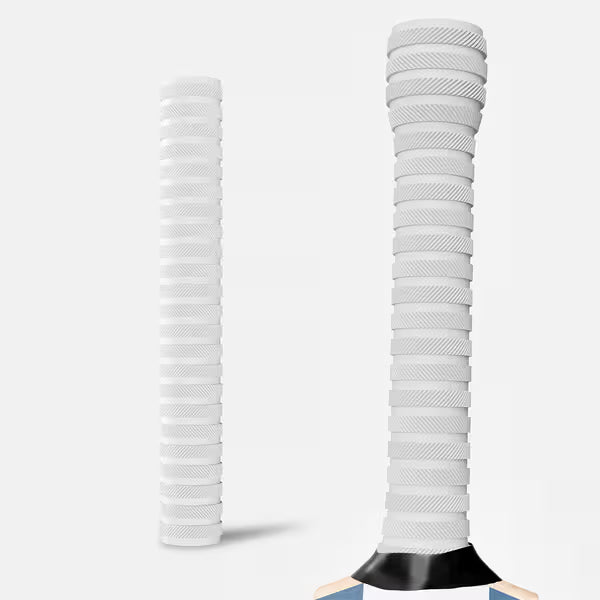 Chevron Cricket Bat Grip (White Color)