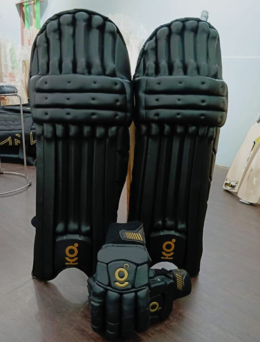 GAB Test Batting Pads (Black Color)