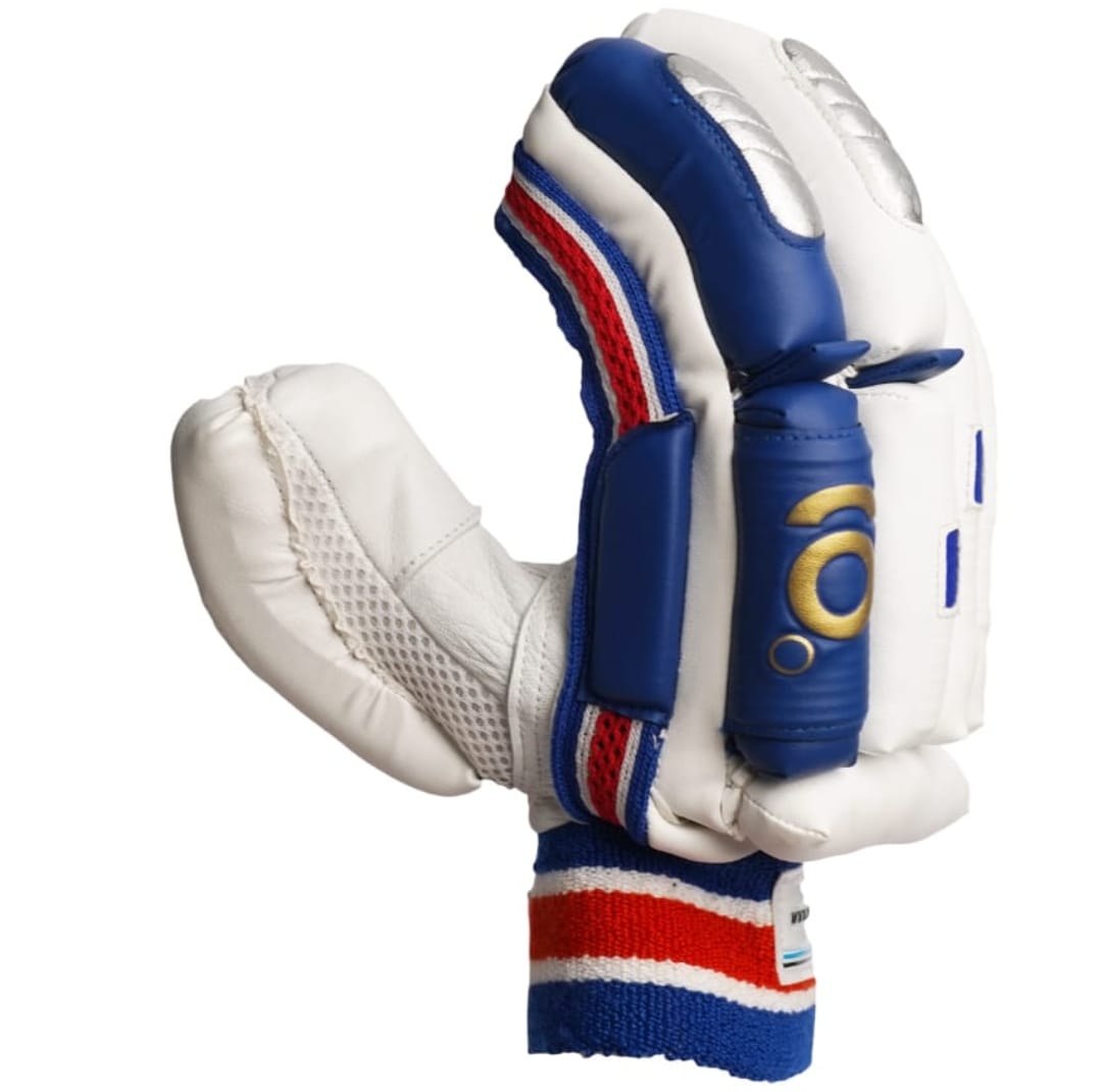 GAB Turbogrip Blue Cricket Batting Gloves