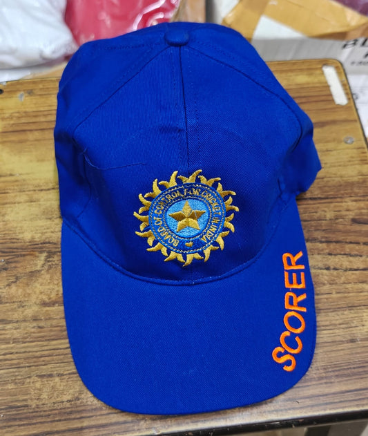 Indian Team Scorer Cricket Cap