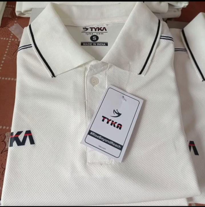 TYKA Cricket Whites Jersey