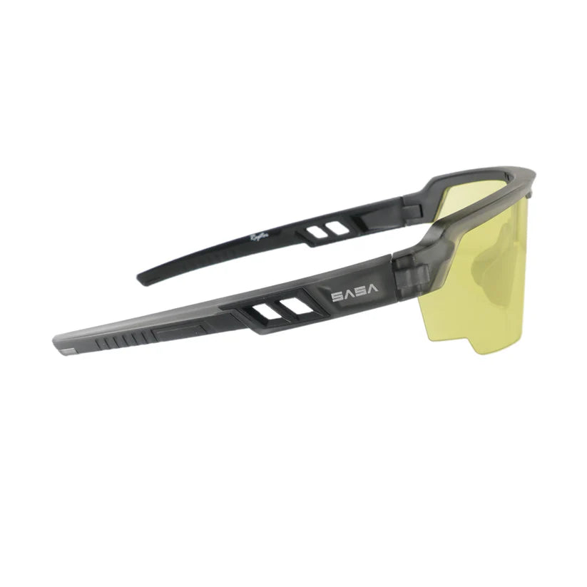 SASA Raptor Translucent Grey Frame Night Vision Lens Sports Sunglasses