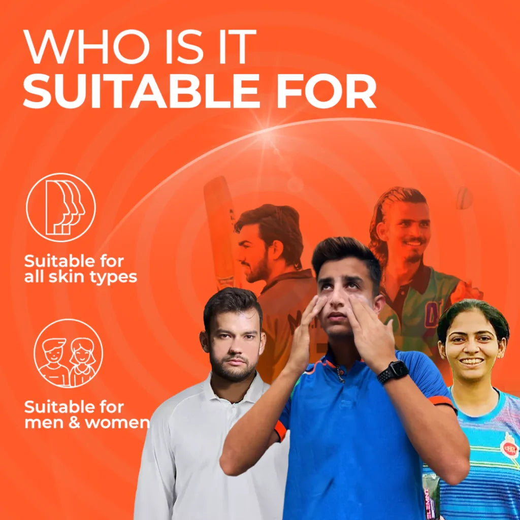 Elemnt Brown Zinc Sunscreen for Cricketers