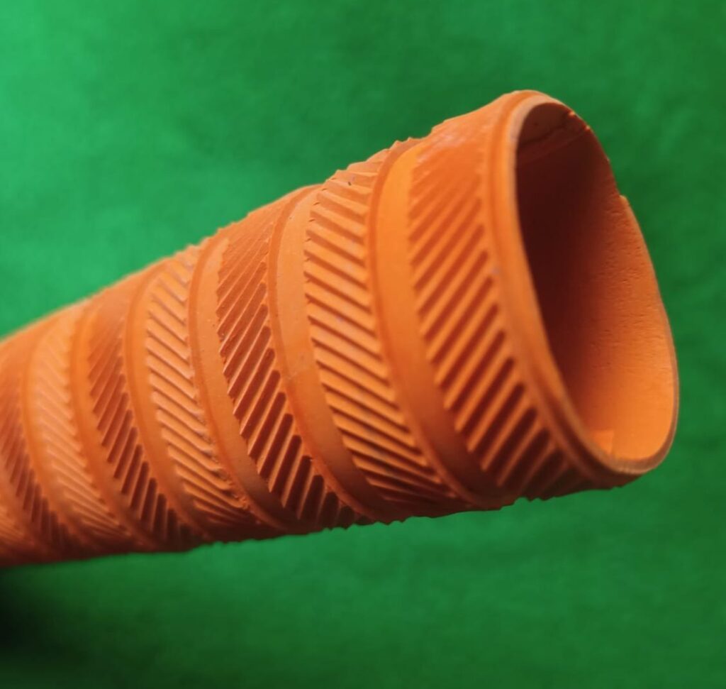 Chevron Cricket Bat Grip (Orange Color)
