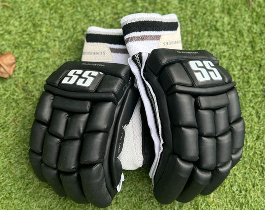 SS Gladiator Black Cricket Batting Gloves