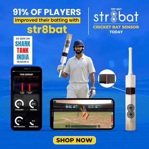 Str8bat Sensor | Portable Cricket Bat Sensor