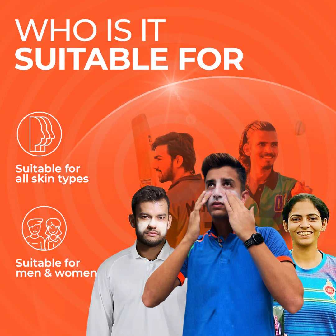 Elemnt White Zinc Sunscreen for Cricketers