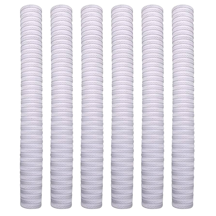 Chevron Cricket Bat Grip (White Color)