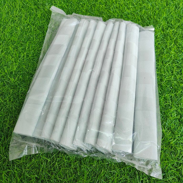 Chevron Zig Zag Cricket Bat Grip (White)